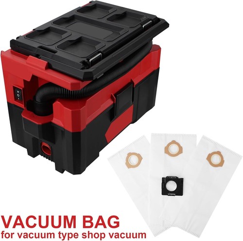 49902016 Bolsas antipolvo de lana para Milwaukee 2,5 M18 PACKOUT Y 1,6 M12 aspiradora en seco húmedo - Imagen 13 de 24