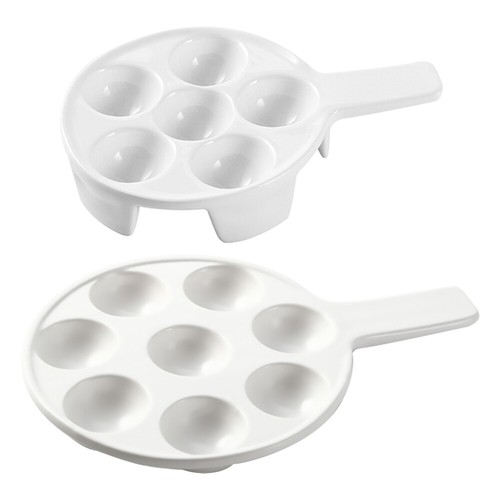 2 Count Keramik Gegrillte Schnecken Platte Bräter Aus Keramik-Backform Für - Bild 6 von 12