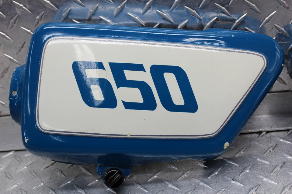 Yamaha XS650 1977 cubiertas laterales izquierda/derecha 447-21721-01-G3 Foto 2 de 4