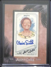 2018 Topps Allen and Ginter Mini Framed Autograph #MA-CM Claire Smith