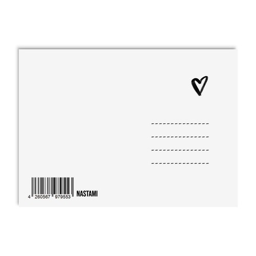Postkarte Ganz viel DU Valentinstag Geschenk Karte Valentinskarte Postkarte - Bild 2 von 3