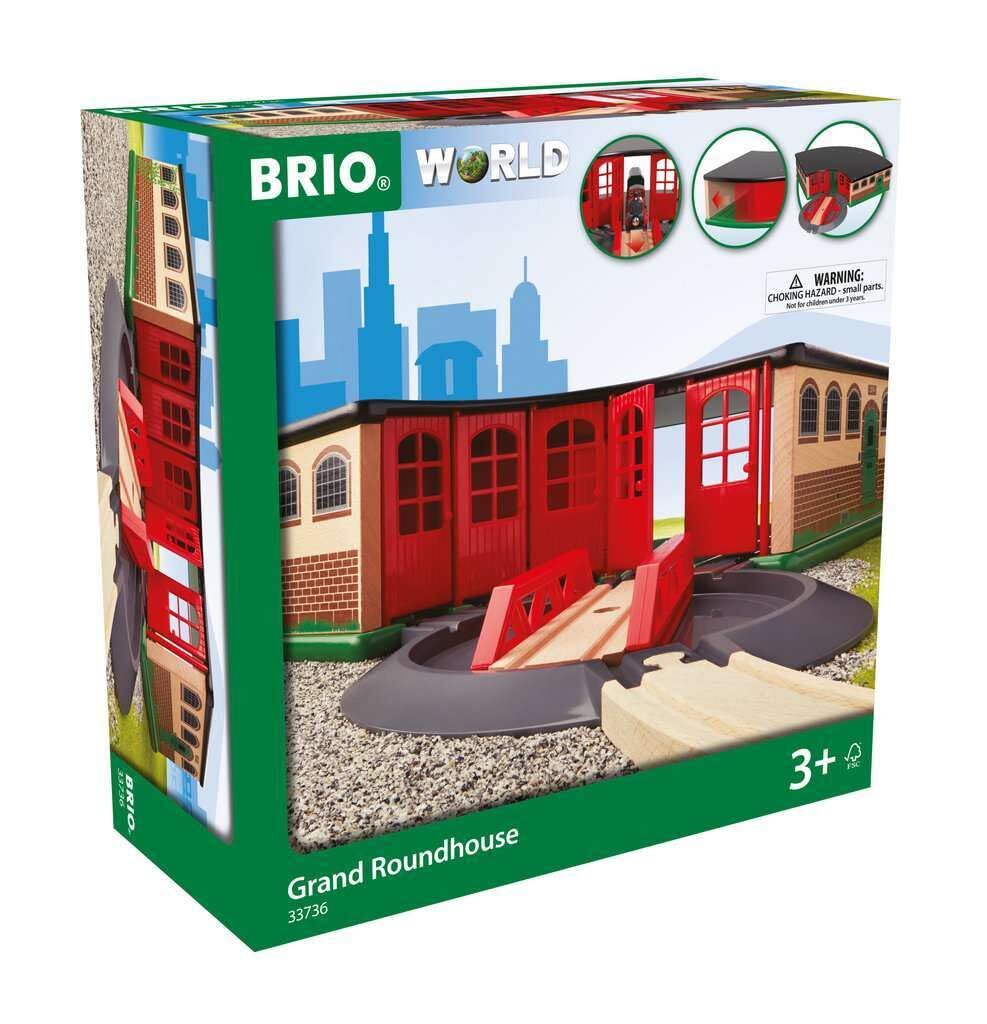 BRIO WORLD 大型車庫 33736 9jupf8b Amazon.com: BRIO World - 33736 Grand Roundhouse - Ultimate