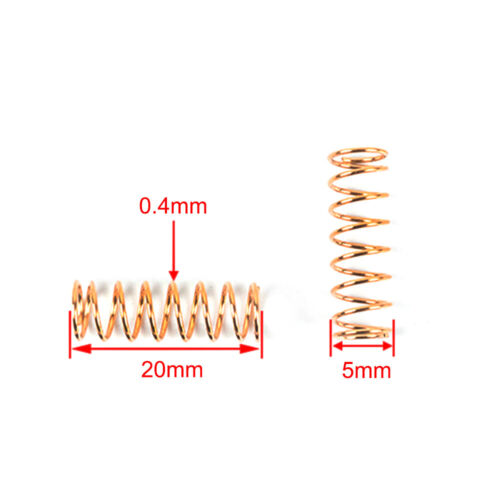 Miniature Compression Spring Brass Wire Diameter 0.1mm-1.2mm Length 5mm-40mm - Picture 39 of 119