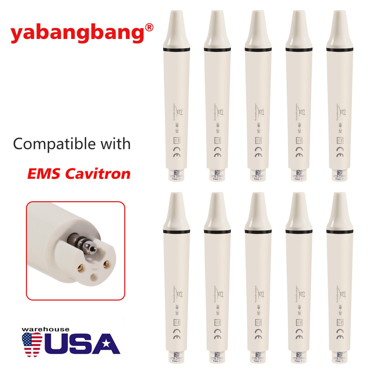 Dental Piezo Ultrasonic Scaler Handpiece fits EMS SKYSEA Cavitron