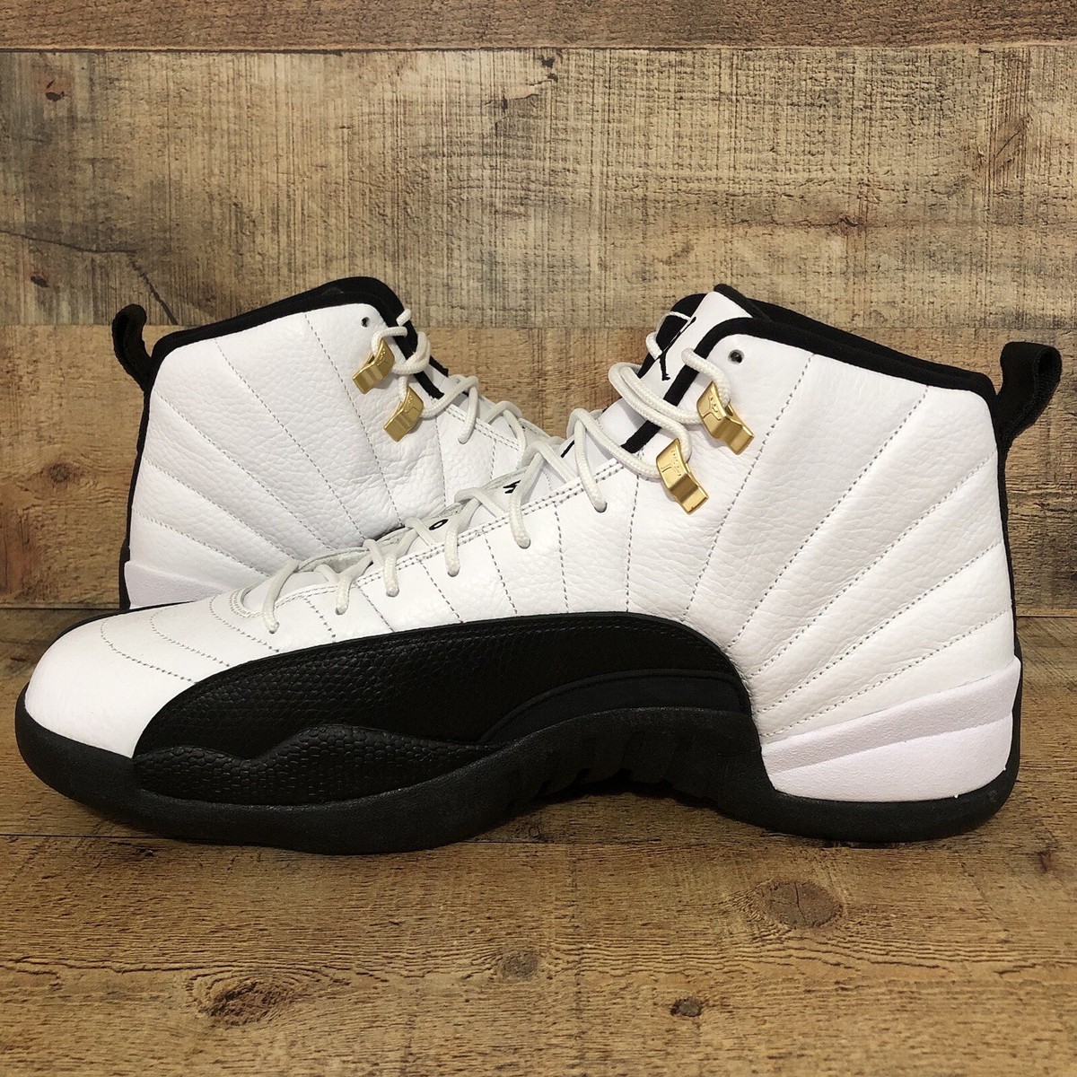 Nike Air Jordan Retro XII 12 Taxi Mens Size 14 White Black 130690