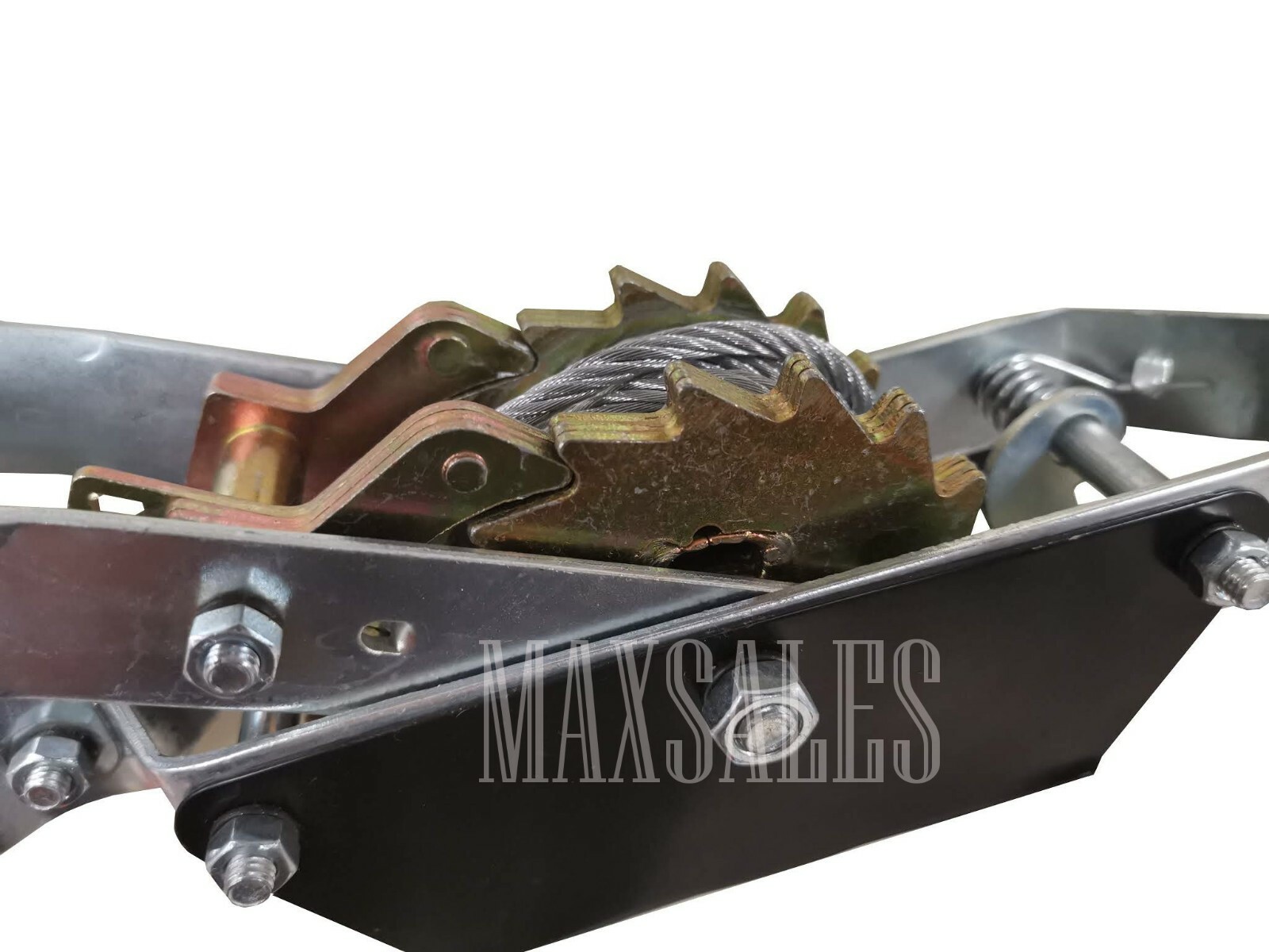 2Hook Come A Long 2 Ton 4000 lb. Winch Hoist Hand Cable Puller Durable