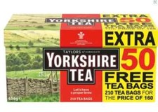 Taylors of Harrogate Yorkshire Black Tea Bags 2 x 220 Pack