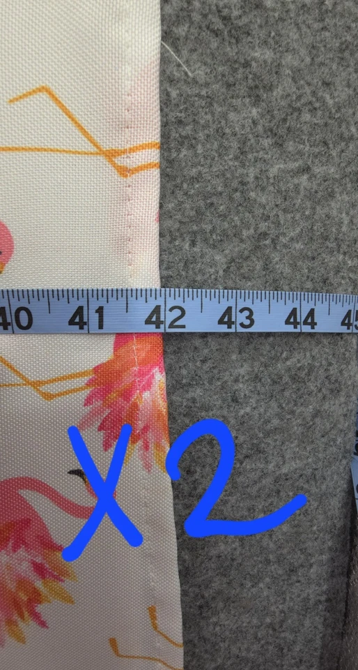 Cynthia Rowley Tablecloth 84x60 Easy Care Pink Flamingo White Novelty - Image 4 of 4