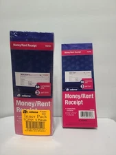 Adams Money/Rent Receipt Books 3 Part Carbonless Numbered TC2701 - 6 PACK - NEW!