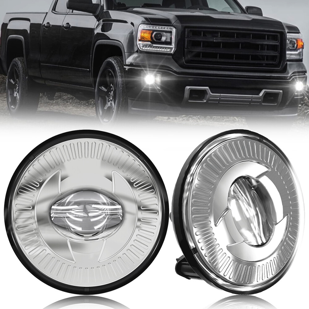 SINYATO INDUST - Luces Antiniebla LED Compatibles Con GMC Sierra 1500