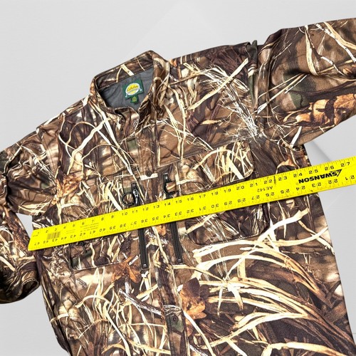 Cabelas Hunting Shirt Jacket Sz Large Advantage Max 4 HD Camo Lined Soft RARE - Picture 11 of 14