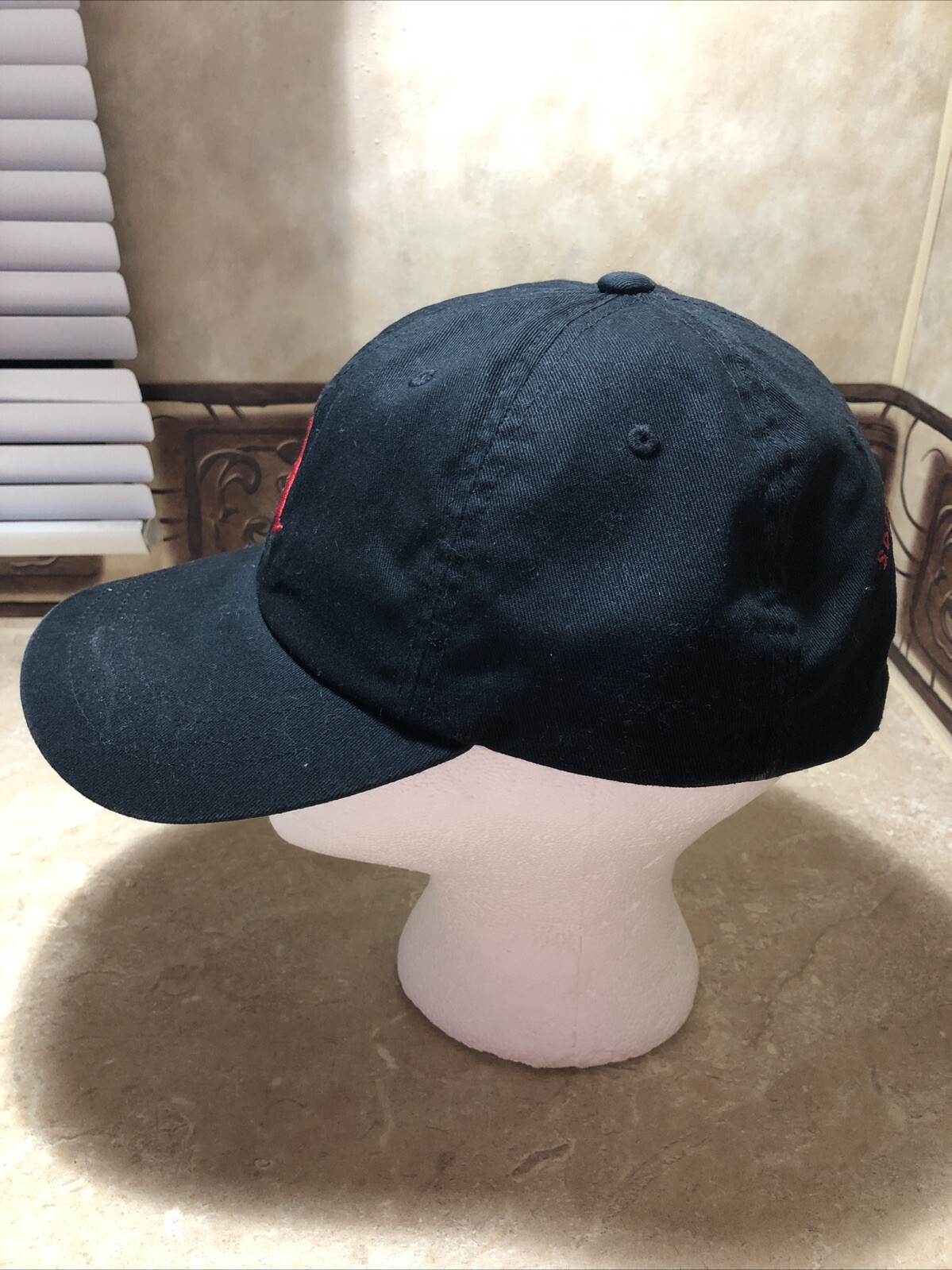 Black A Logo Baseball Strapback Adjustable Cap/Ha… - image 2