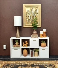 ⬜ 2x4 SHELVES doll furniture LIVING ROOM bookshelf DIORAMA 1/6 scale for BARBIE