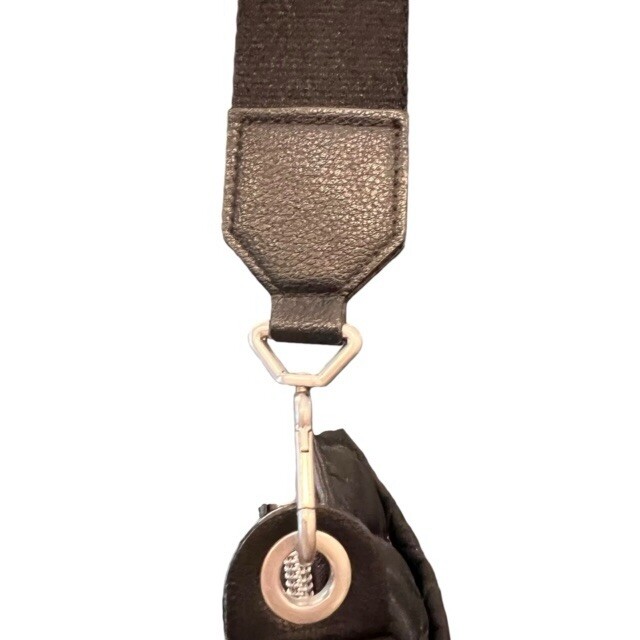 Vera Bradley Carson Shoulder Bag Black Quilted Floral Lining Classic