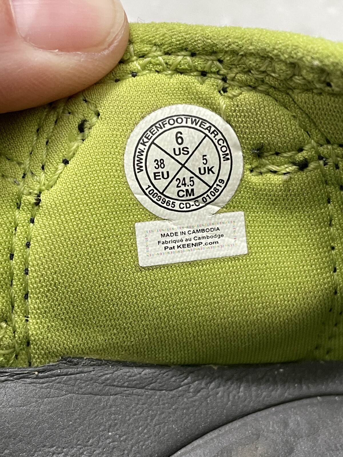 Sandali neri verdi Keen Newport bambino taglia 6 escursionisti bambini