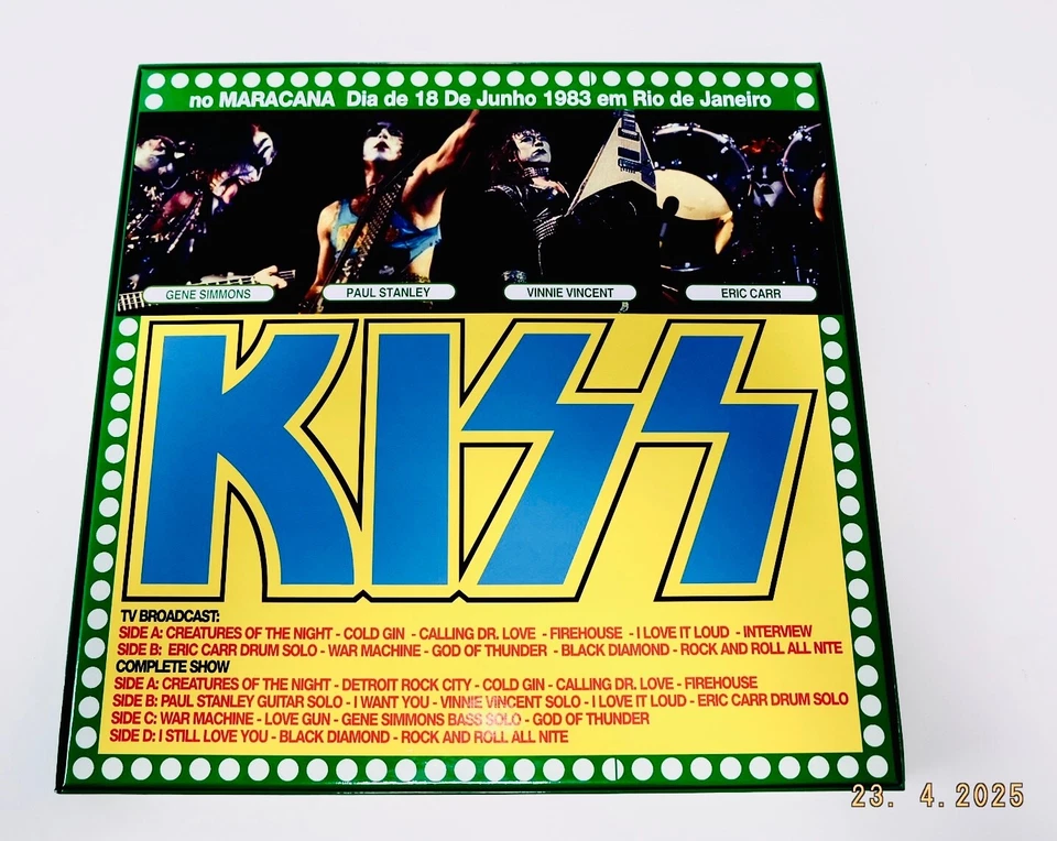 KISS BOX SET *MARACANA 1983* 3LP - VINYL - LIVE RIO DE JANEIRO BRAZIL JUNE 1983 - Bild 2 von 4