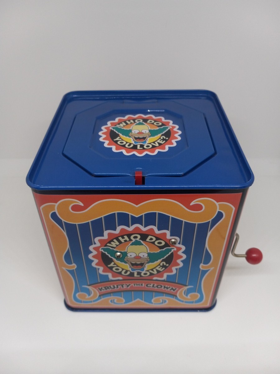 The Simpsons Krusty The Clown in a Box Jack in the Box 2002 Super