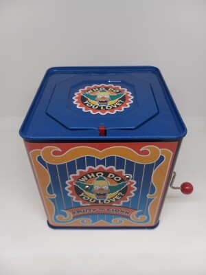 The Simpsons Krusty The Clown in a Box Jack in the Box 2002 Super