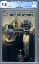 Not All Robots #1  Deodato "American Gothic" Homage Variant  1st Print CGC 9.8
