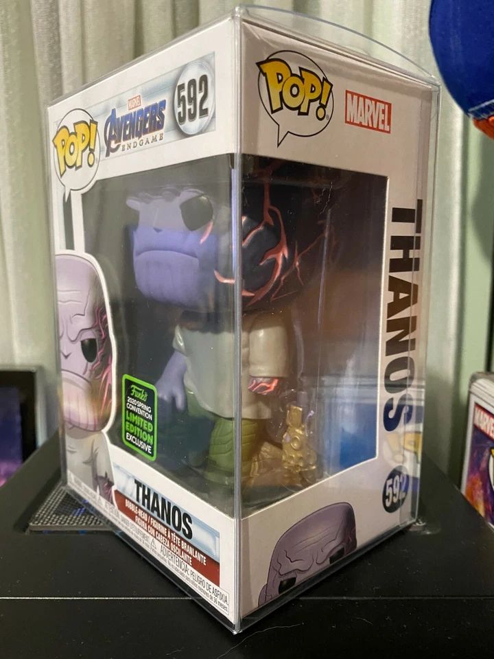 Funko Pop! Figura Vinilo Vengadores Thanos #592 ECCC 2020 Exclusiva Foto 2 de 3
