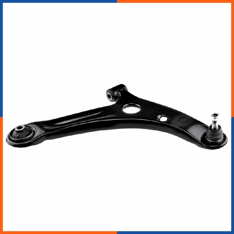 Bras de suspension avant droit Mitsubishi anti vibration en acier forgé
