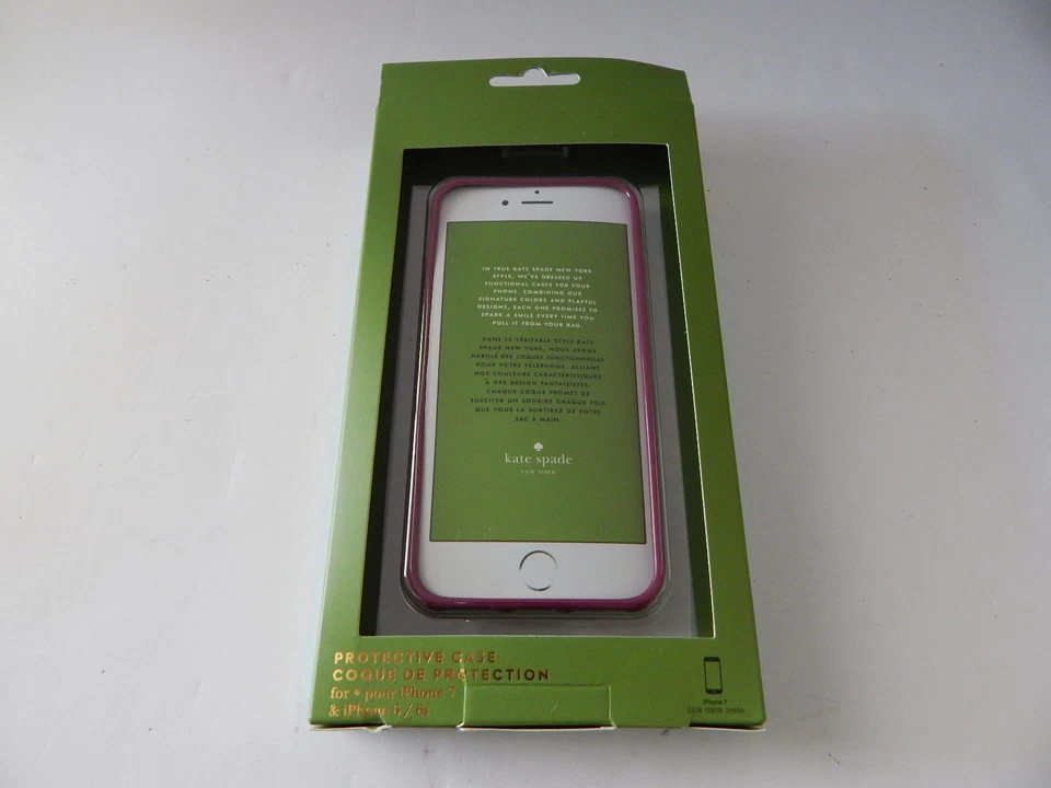 Funda Protectora Kate Spade Para iPhone SE 2ª 3ª/8/7 Corazones/Multicolor Nueva Foto 2 de 4