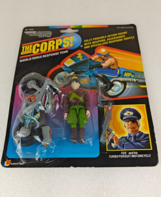Lanard The Corps 1993 Action Figure Set Commander Fox With