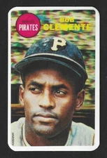 ROBERTO CLEMENTE - 1968 TOPPS 3D RP CARD (2D) - PIRATES - MINT CONDITION