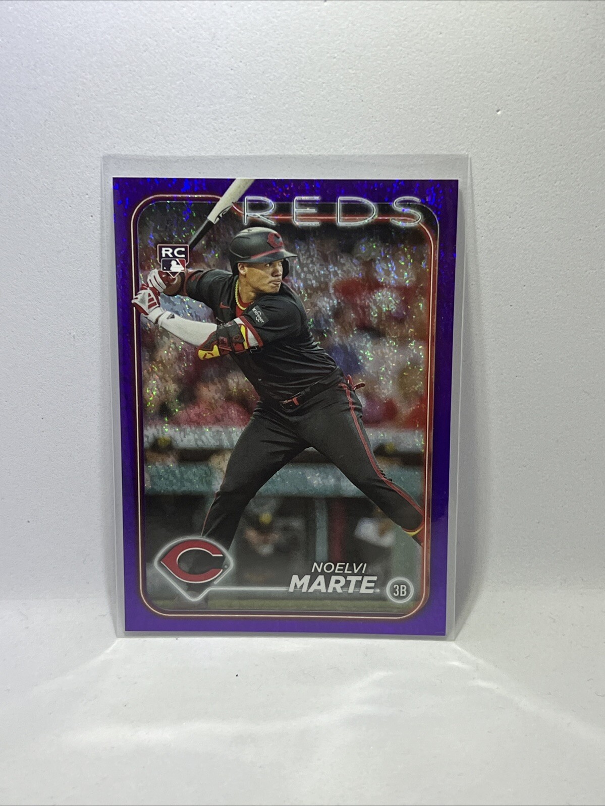 Noelvi Marte 2024 Topps Series 2 RC #548 Purple Foil /799 Cincinnati Reds