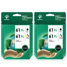 For HP 61 XL Black Color Ink Cartridges For ENVY 4500 4501 4502 4504 5530 5531