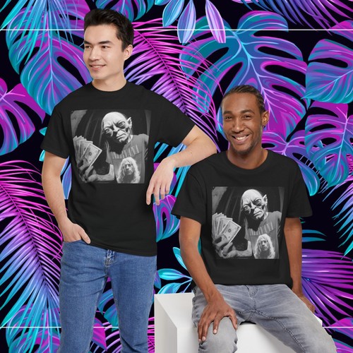 Gollum Smeagol LOTR Nirvana Cash T-Shirt, Lord of the Rings Shirt, LOTR Fan - Picture 10 of 11