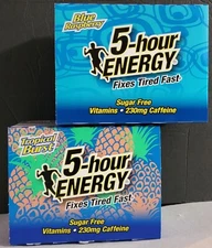 5-hour ENERGY Shot Extra Strength Tropical Burst, Raspberry 1.93 Ounce 24 Count