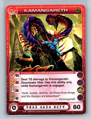 Chaotic TCG - Kamangareth 9/100 - 1 RANDOM MAX STATS - Zenith of the Hive