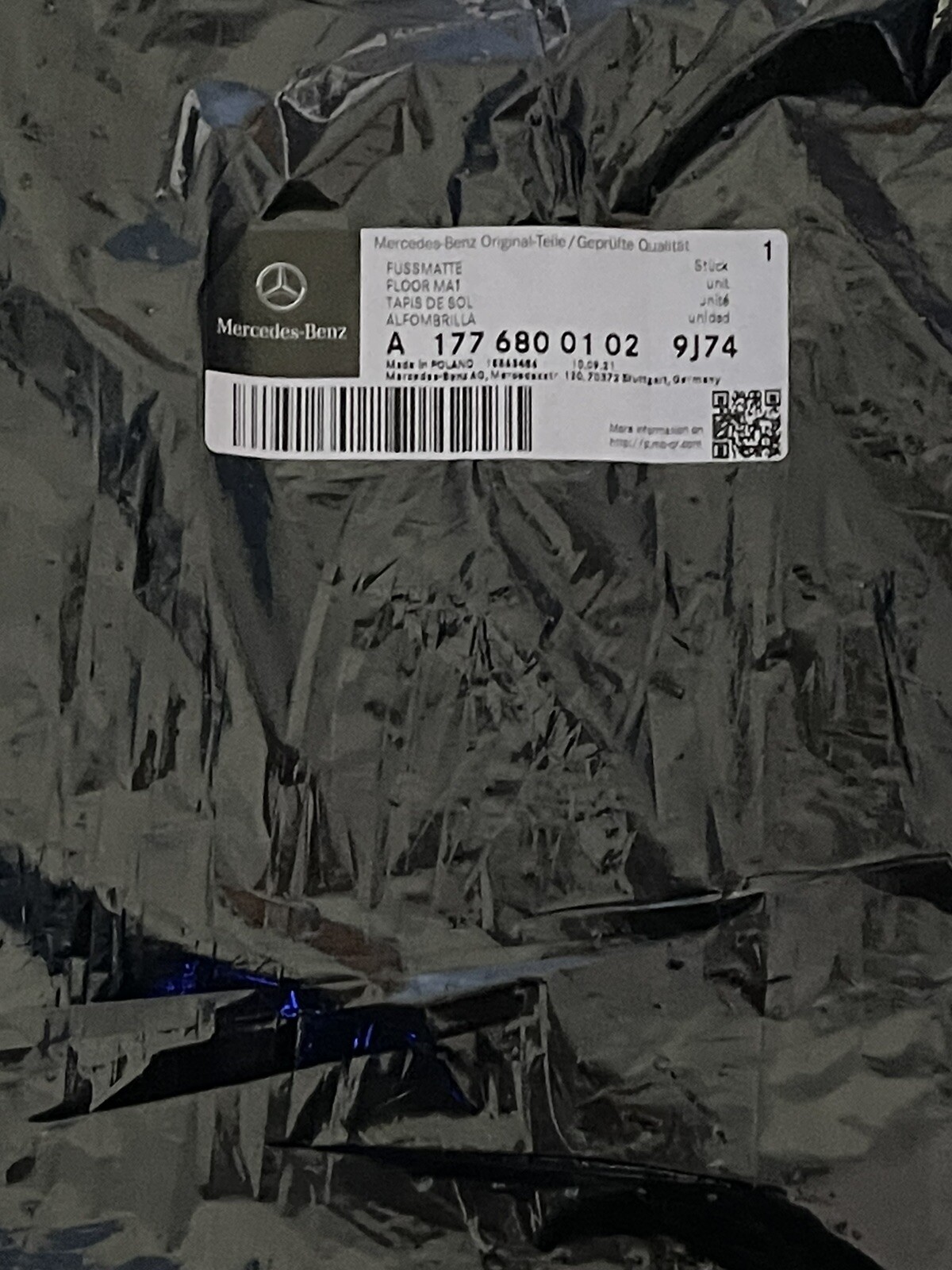 OEM MercedesBenz AMG Brand New Floor Mats (A class) A17768001029j74 eBay
