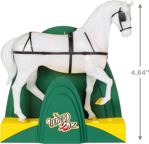 Hallmark Andenken Weihnachtsschmuck 2023 Zauberer Oz Pferd einer anderen Farbe - Bild 3 von 4