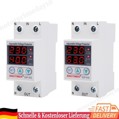 SVP-916 Adjustable Protection Surge Protector Relay Limit Current Protection