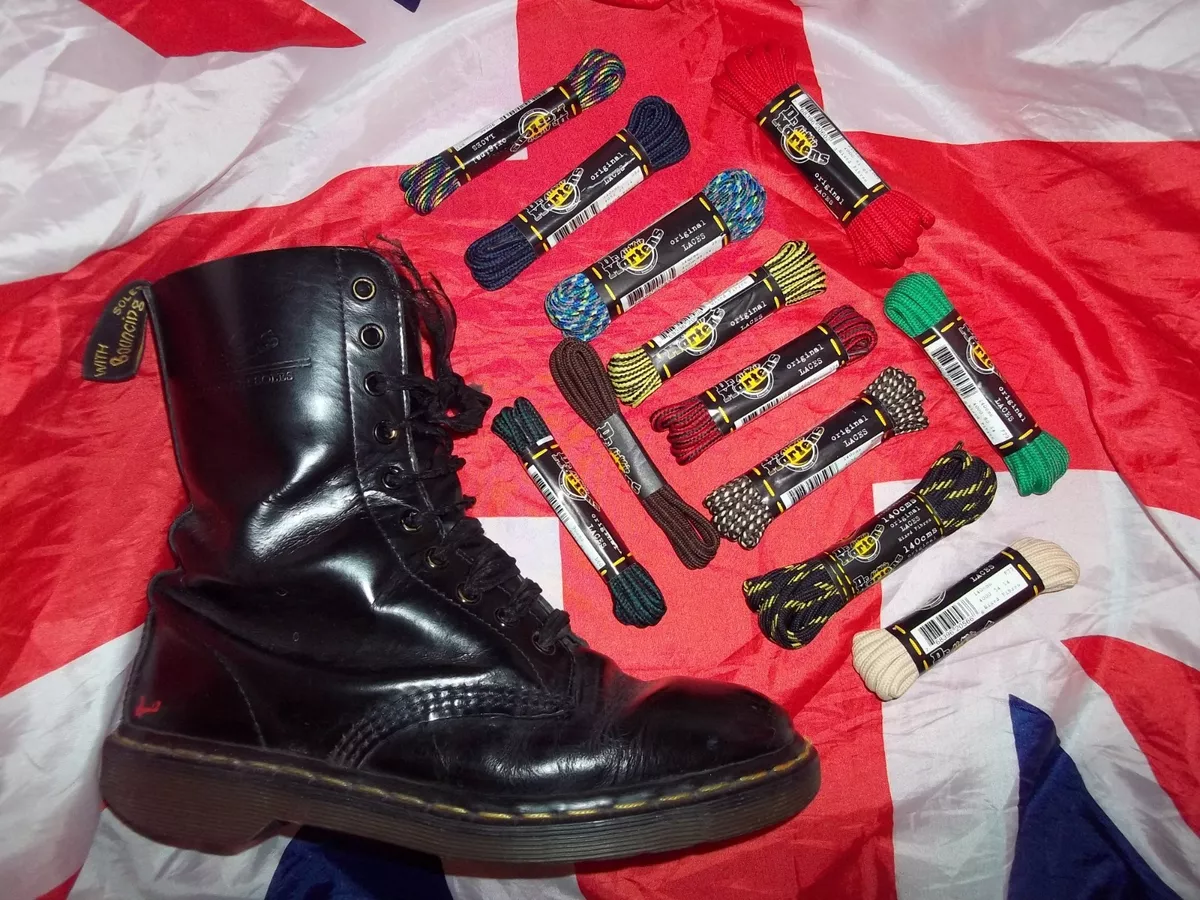 Original 140cm Dr Doc Martens Strong Replacement Laces Official 8 Eyelet Boots