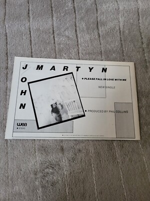 TPGM13 WERBUNG 5X8 JOHN MARTYN: ''BITTE VERLIEBEN SIE SICH IN MICH'' SINGLE