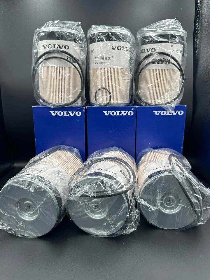 21737499 Filtro de combustible Volvo OEM 25 micras reemplaza 85105380, 85105556 6 piezas Foto 2 de 4