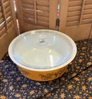 Vintage Pyrex Big Bertha #664 Old Orchard 4 Qt. Casserole and Lid