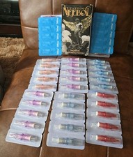 Neebol 50Pcs Tattoo Cartridge Needles 50Pcs- 12 RL RS RM M1 , Multicolore