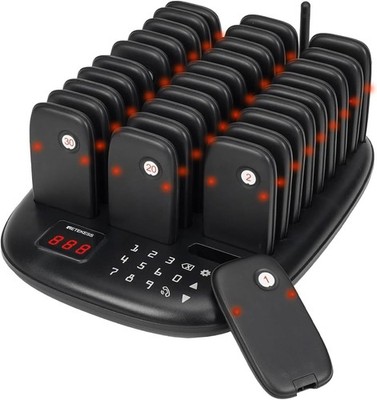 Food Court Buzzer System Retekess 30 Order Pagers