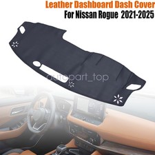 Leather Dashboard Dash Cover Dashmat Mat Carpet For 2021-2025 Nissan Rogue Leather Dashboard Dash Cover Dashmat Mat Carpet For 2021-2025 Nissan Rogue
