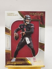 Panini 2025 Immaculate Collection Set (2) Cards Kyler Murray Jersey /99 + #1 /75