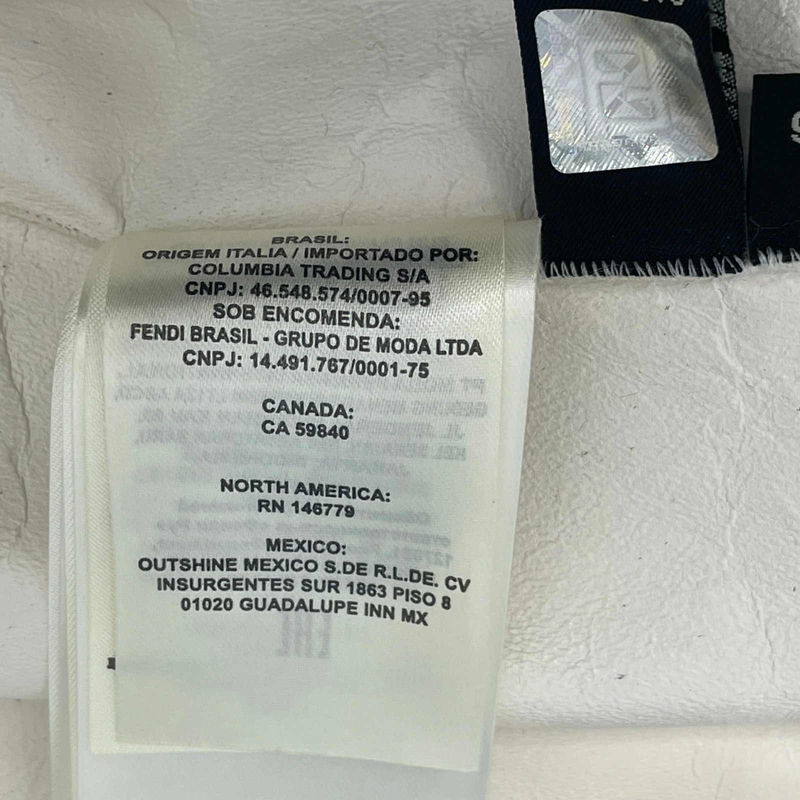 FENDI Leather Fur Floral Pattern Coat White Size 36 Excellent Condition thumbnail 10