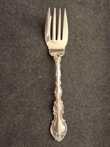 GORHAM STRASBOURG STERLING SILVER SALAD FORK 6 3/8"