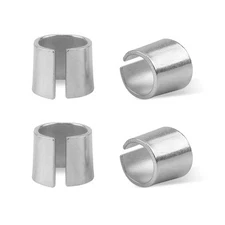 2 Pairs Car Battery Terminal Adapter Sleeves Positive Negative Post Shims