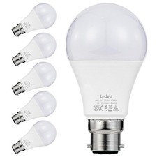 B22 LED Bayonet Light Bulbs, 100W Equivalent, 13.5W 1520lm Cool White 6500k