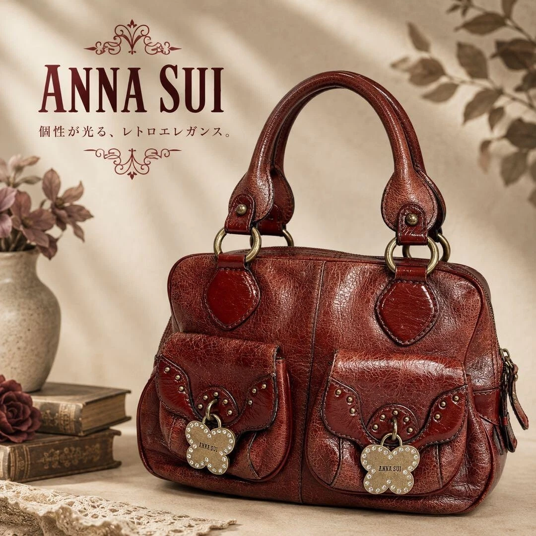 Anna Sui Leather Exterior Bags & Handbags for Women for sale | eBay