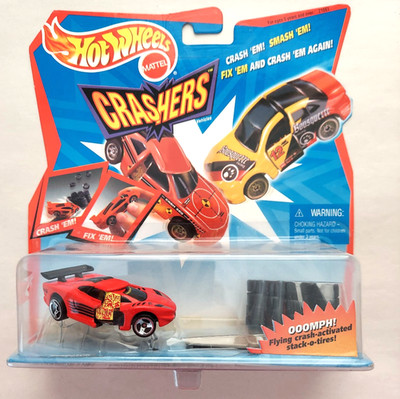 【激レア】Hotwheels Color Racers④ Hot Wheels Crashers Bi-Sector Vintage 1998 Mattel #21658 NIP HTF